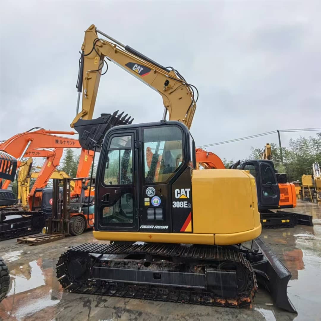 
								Cat 308 Excavator full									