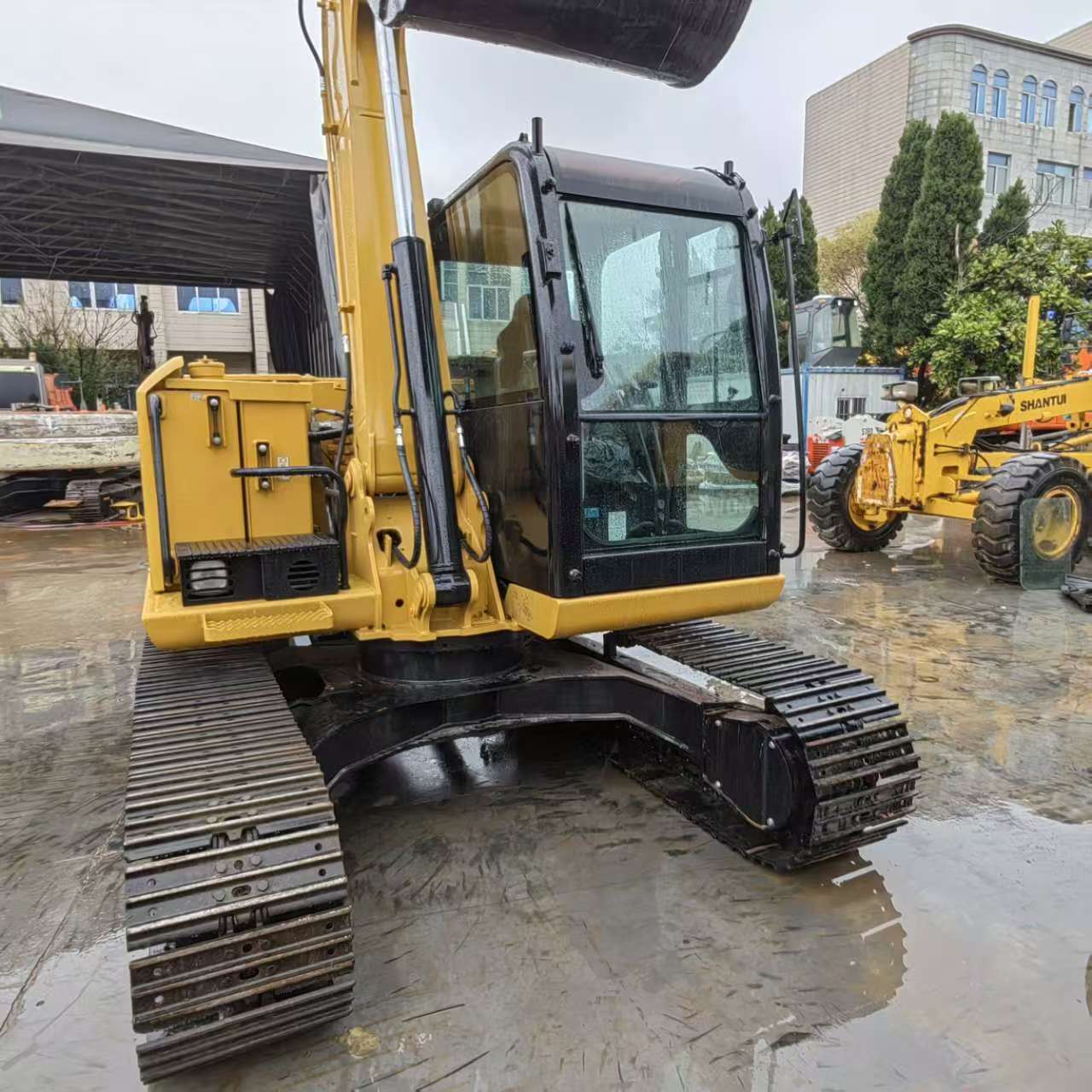 
								Cat 308 Excavator full									