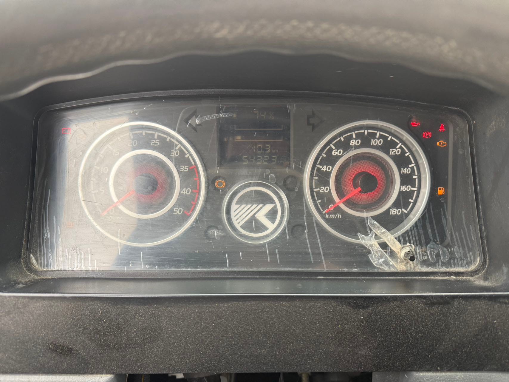 
								Kaima Blue-Plate Compressed Garbage Truck full									